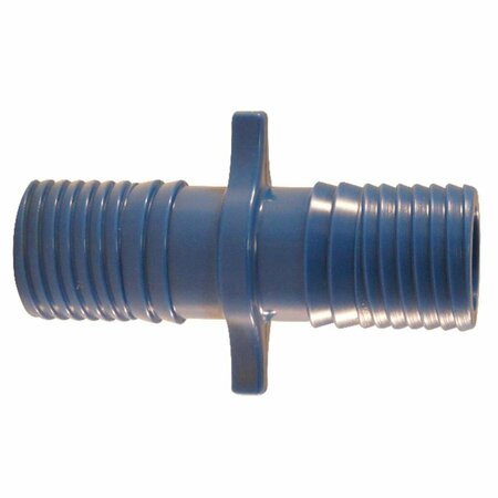 SWIVEL 1 in. Insert x 1 in. Dia. Insert Polypropylene Coupling, Blue SW1491408